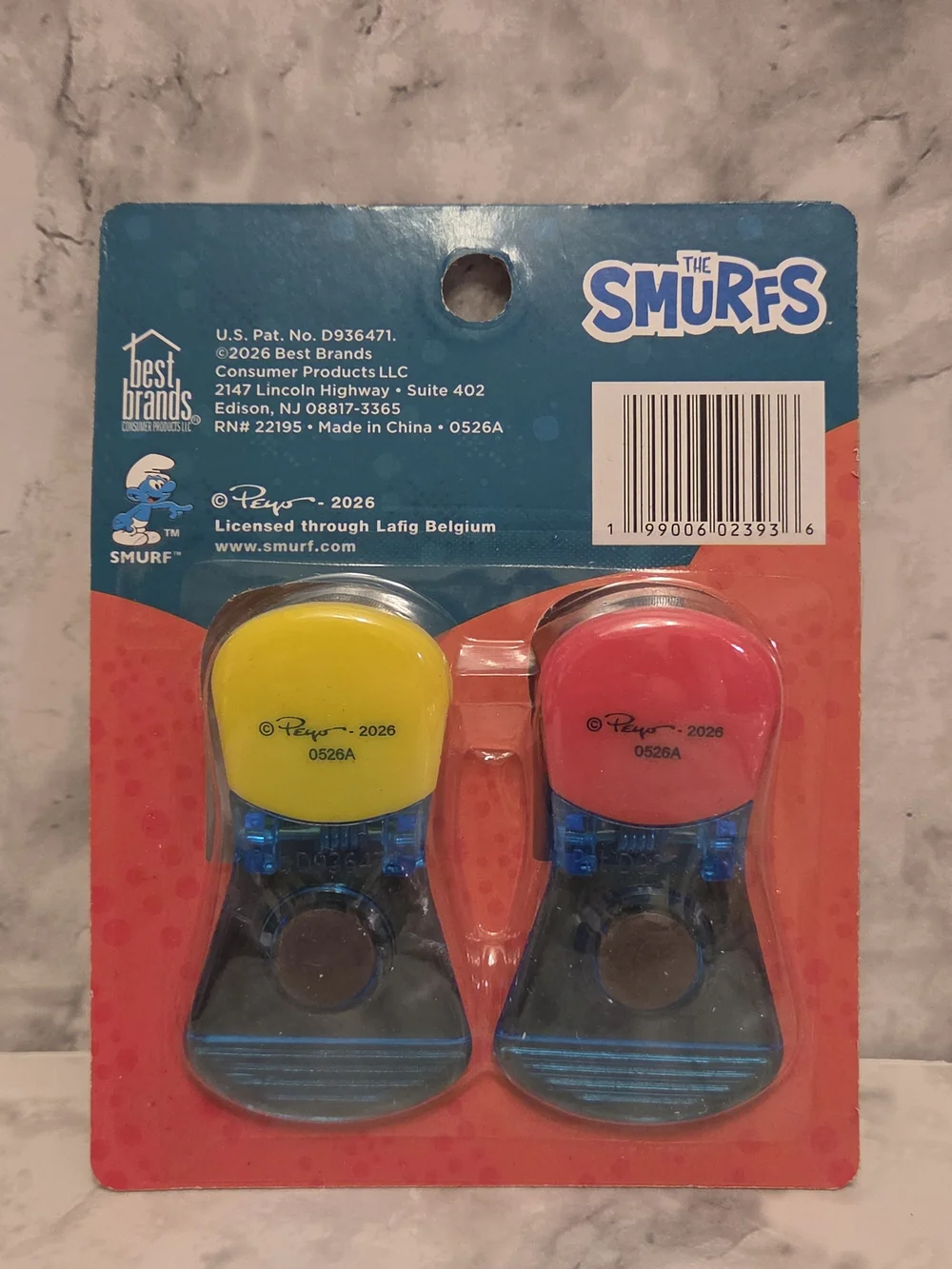 Smurfs Bath & Accessories Set of 6 - Pink & Blue